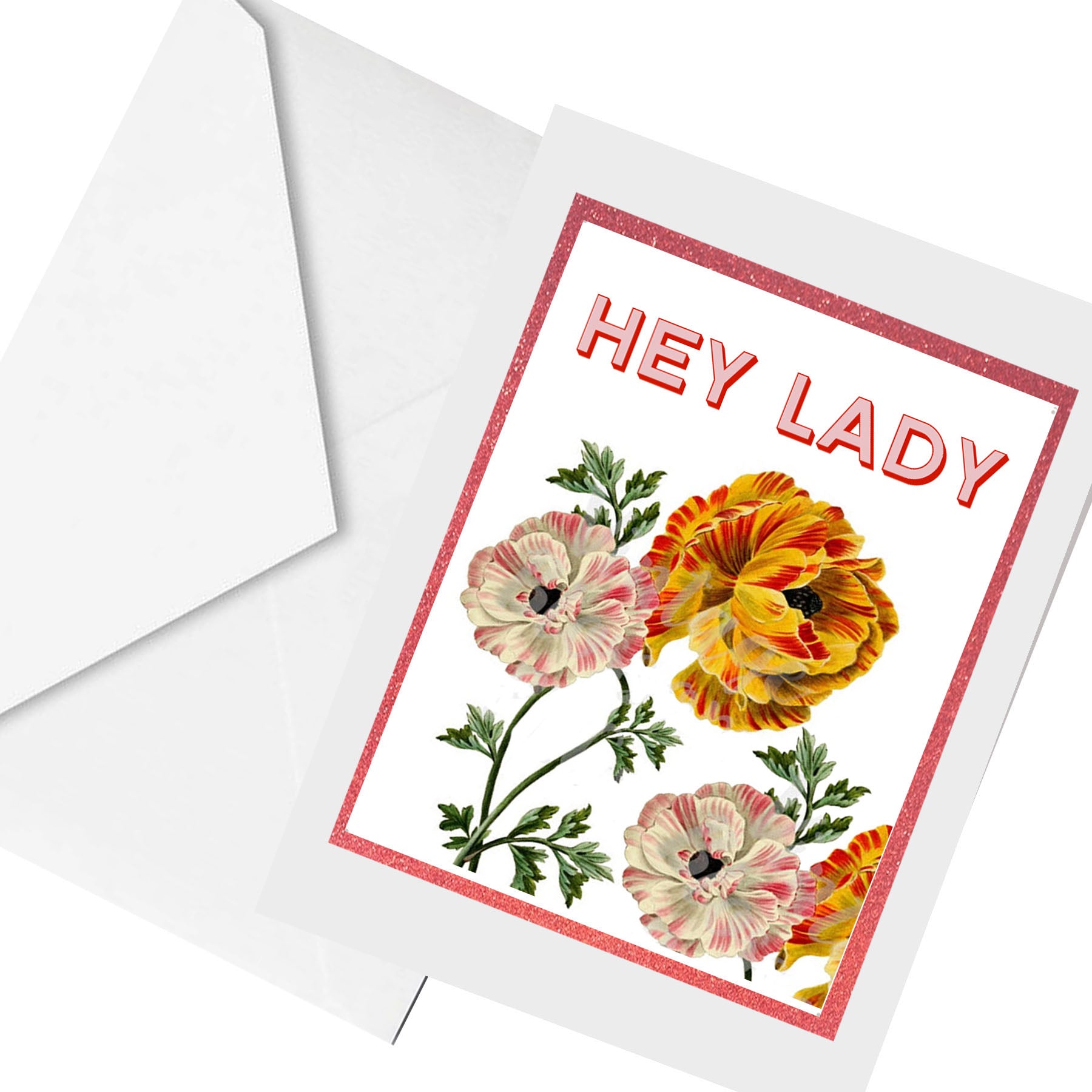hey lady... greeting card