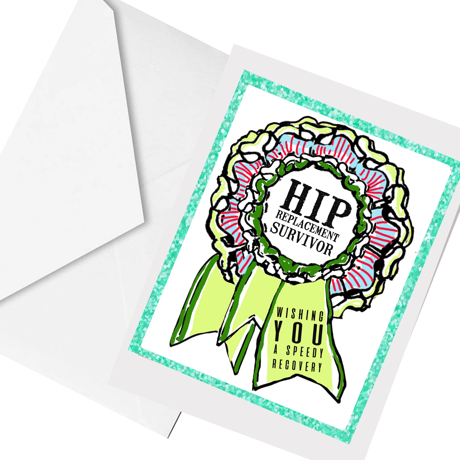 new hip... greeting card