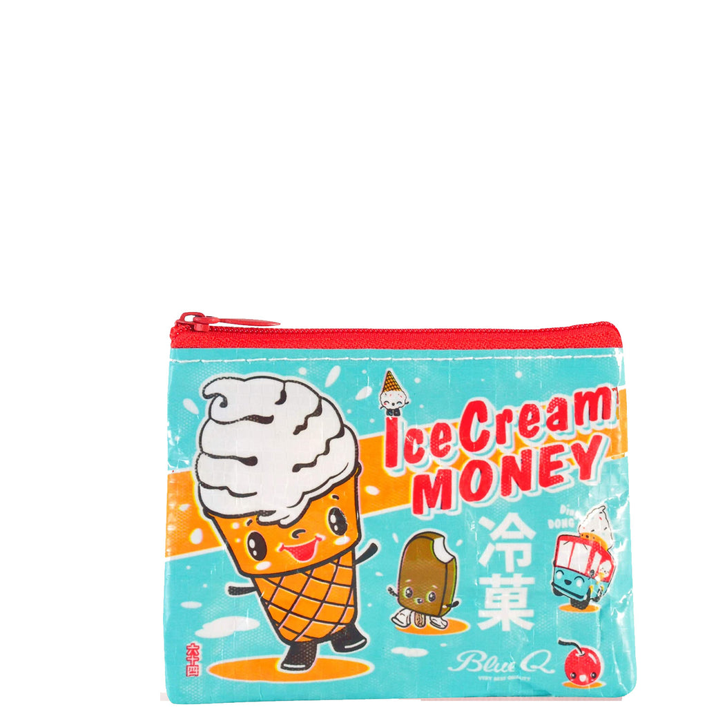 ice cream money coin purse