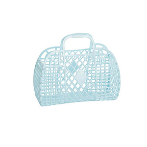 blue : small retro basket {Sun Jellies}