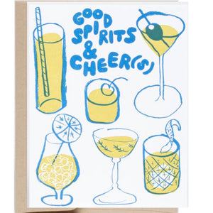 spirit + cheers  greeting card