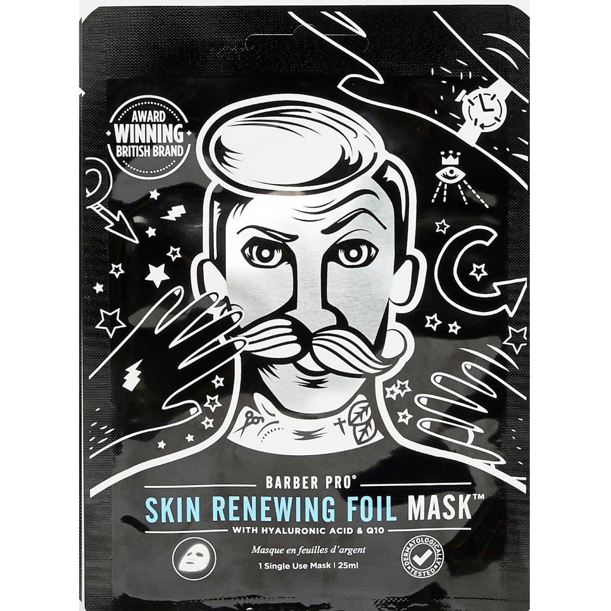 Skin Renew foil face mask: for guys