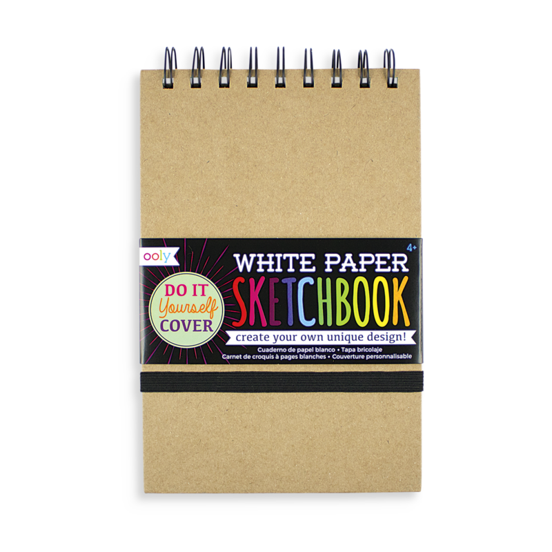 small DIY Sketchbook- White Paper