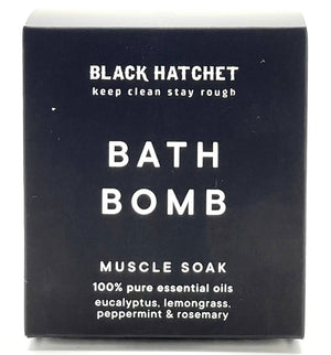Bath bomb: black hatchet