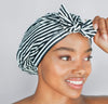 stripe shower cap