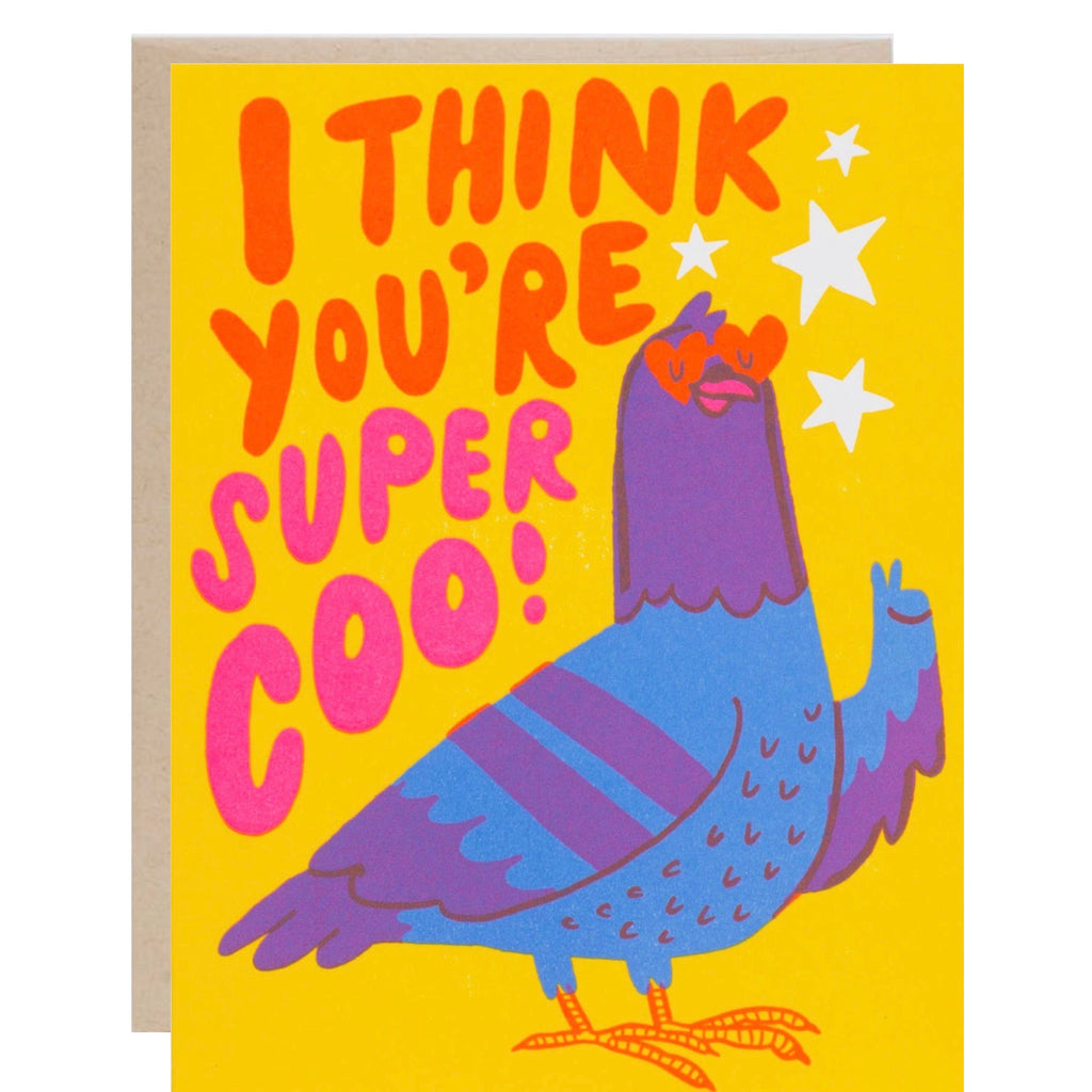 Super coo greeting card