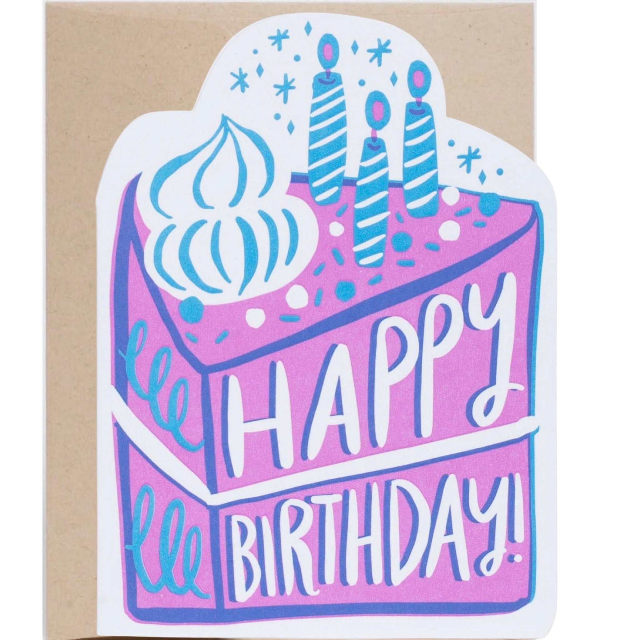 HBD cake greeting card