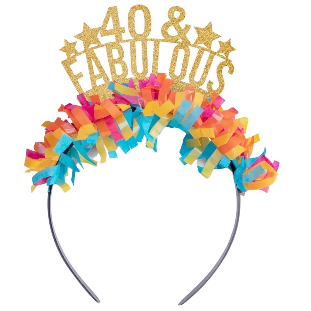 40th Birthday headband