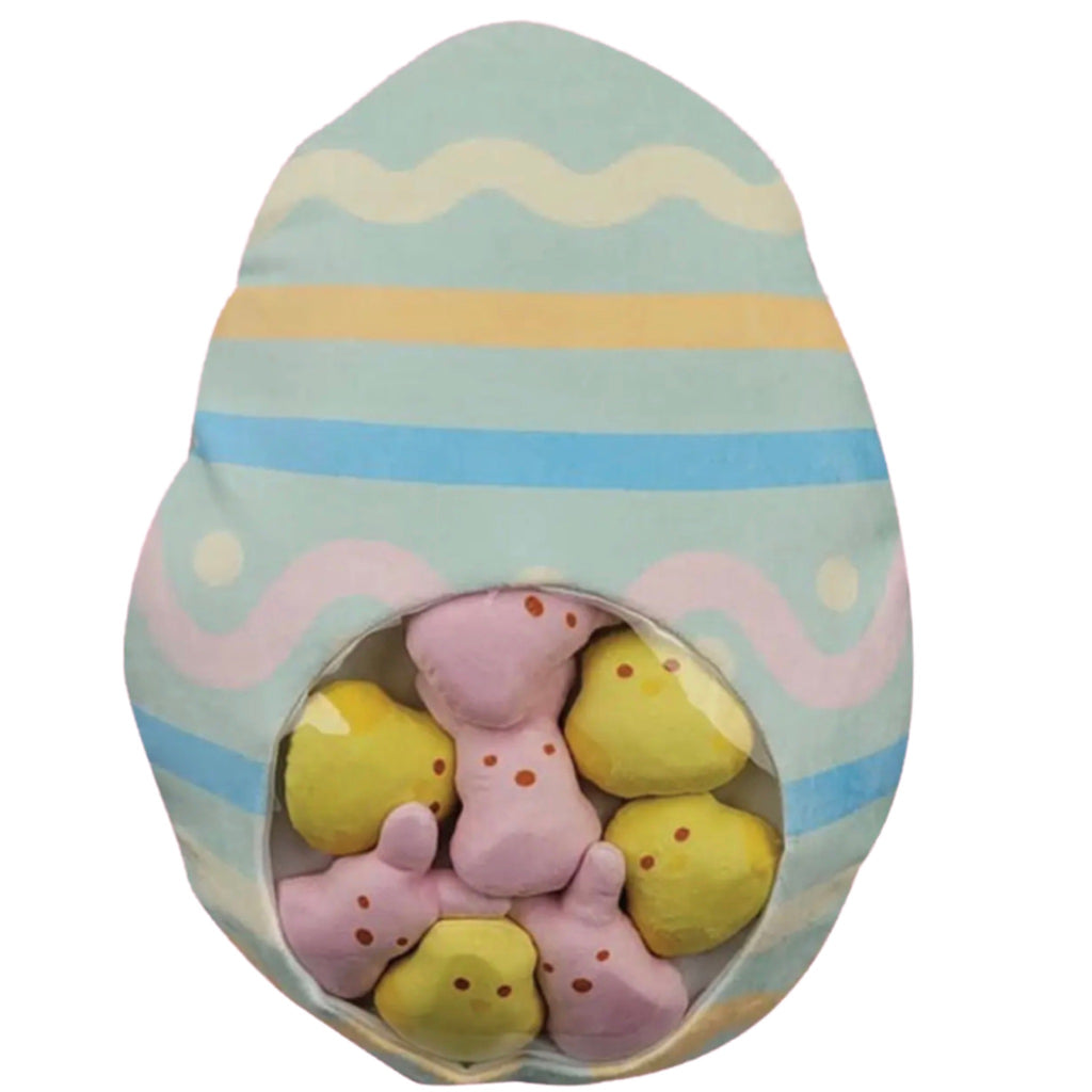 blue: Tic Tac Toe Plushies - Easter Eggs