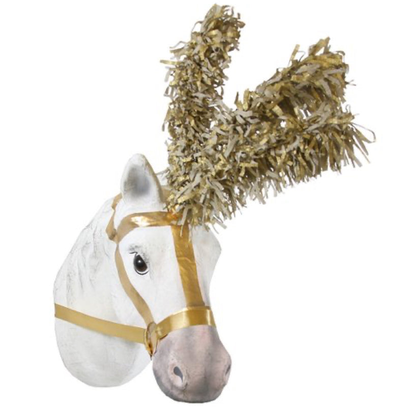 Gold “Feather” circus horse