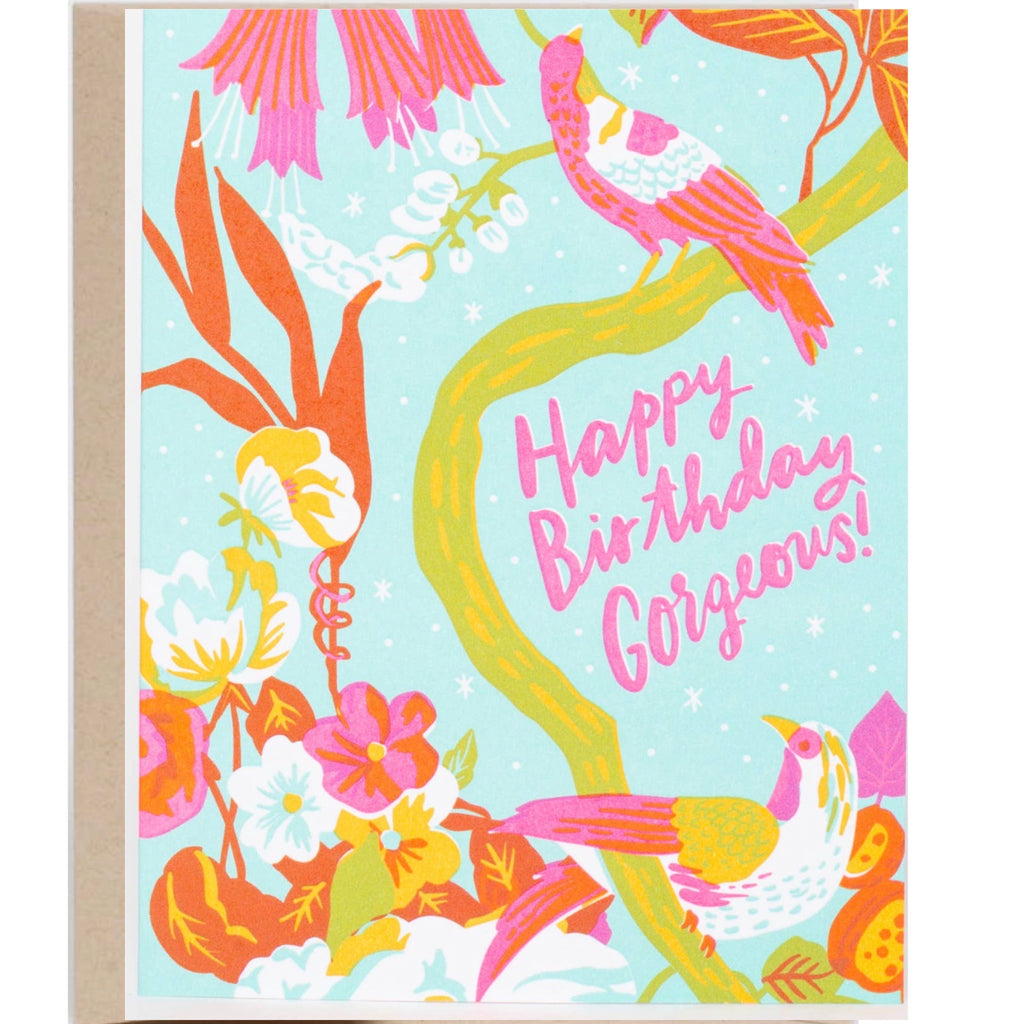 gorgeous Birthday greeting card