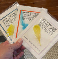 feather in your cap ... greeting card