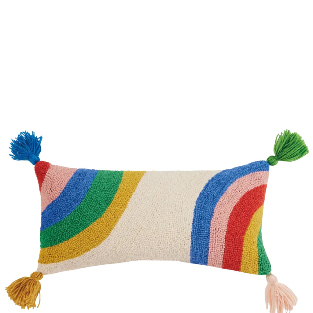 tassel Rainbow Hook Pillow