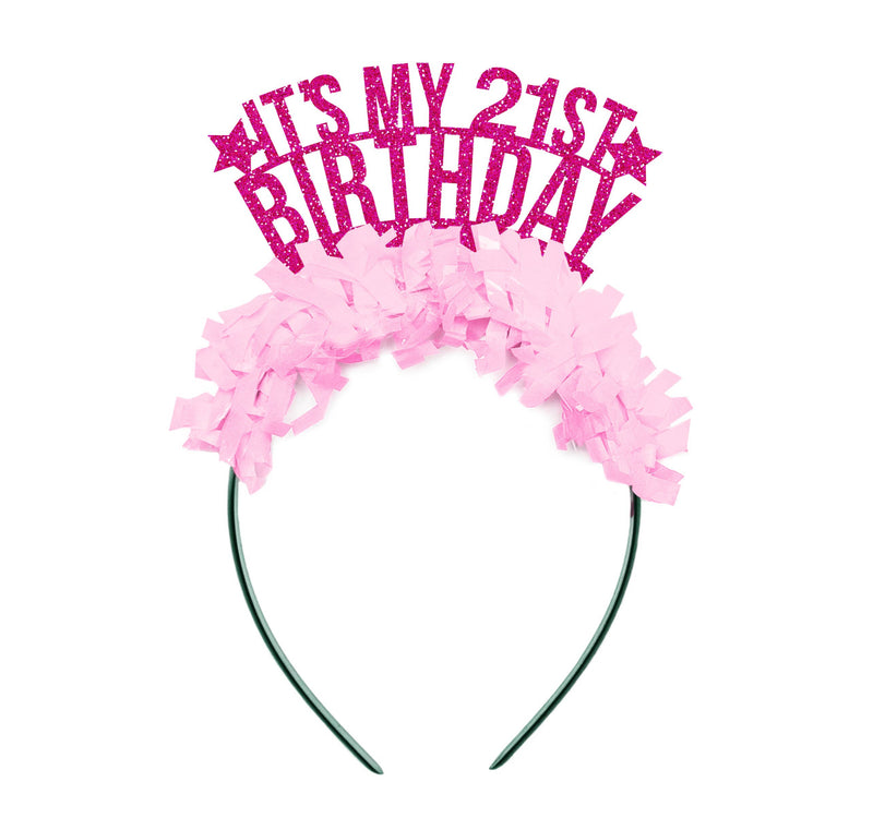 21st Birthday headband