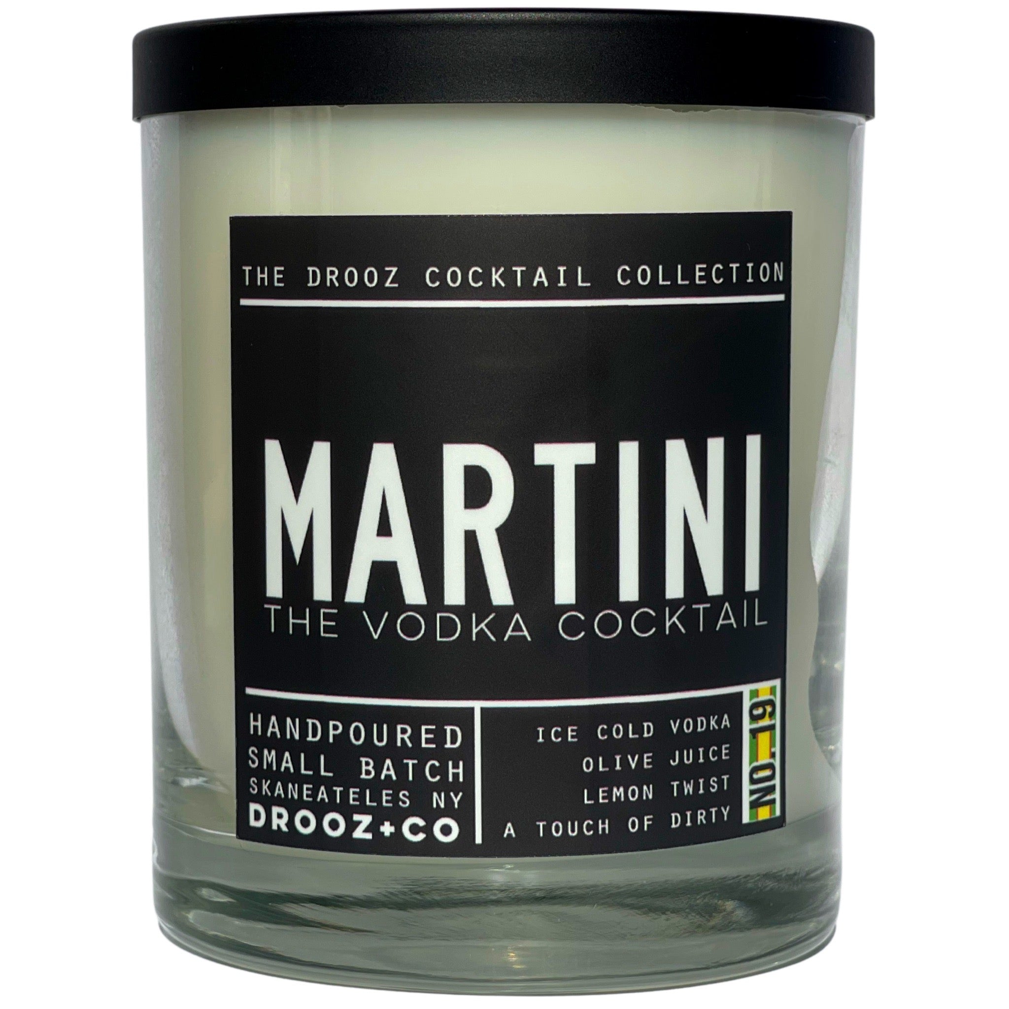Dry Martini  {COCKTAIL Collection} DROOZ candle No.19