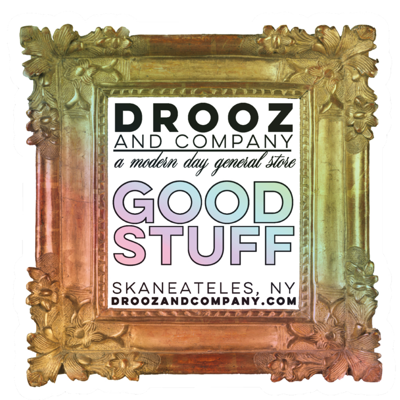 sticker: DROOZ good stuff