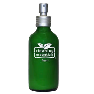 green glass 4oz spray bottle
