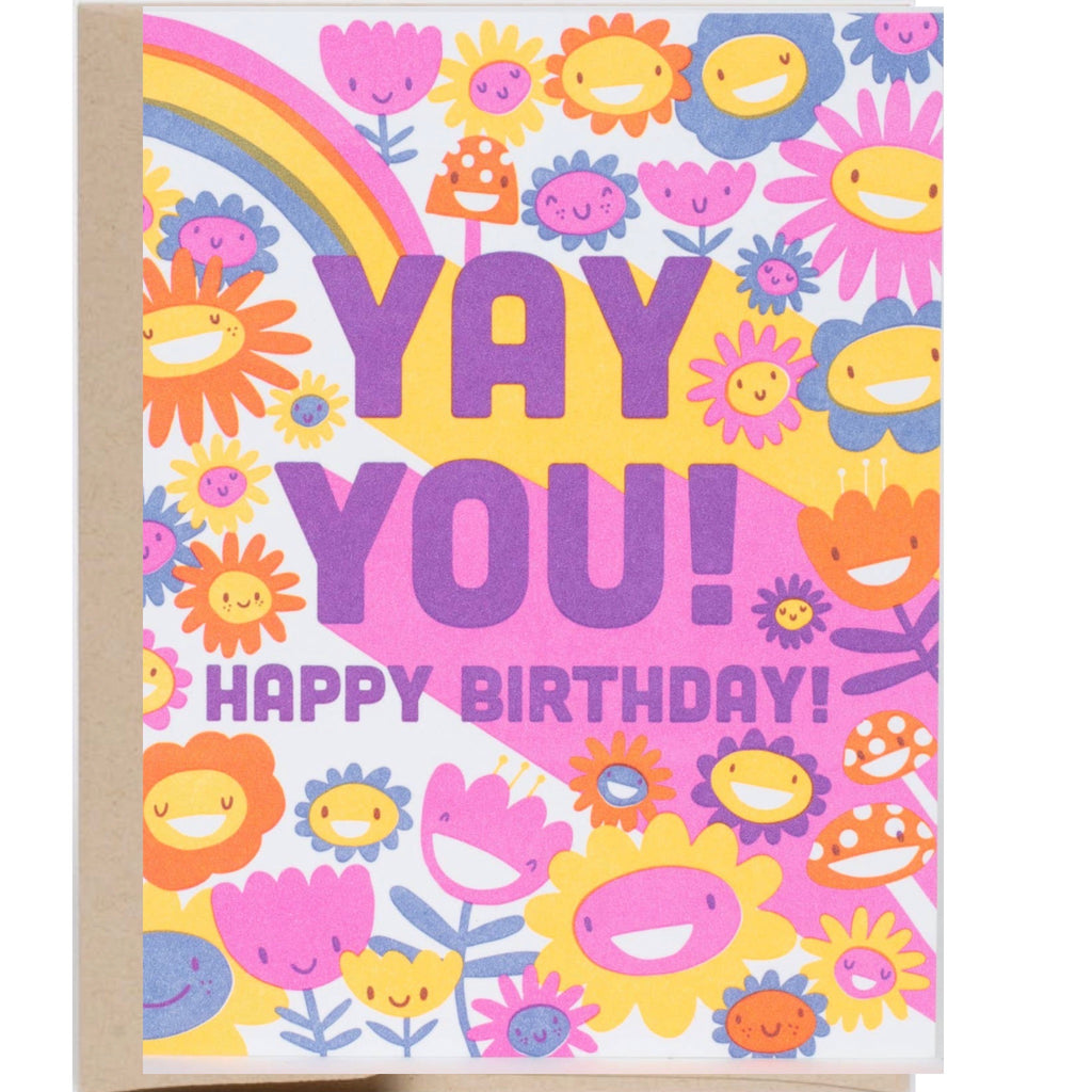 yay YOU!  birthday greeting card