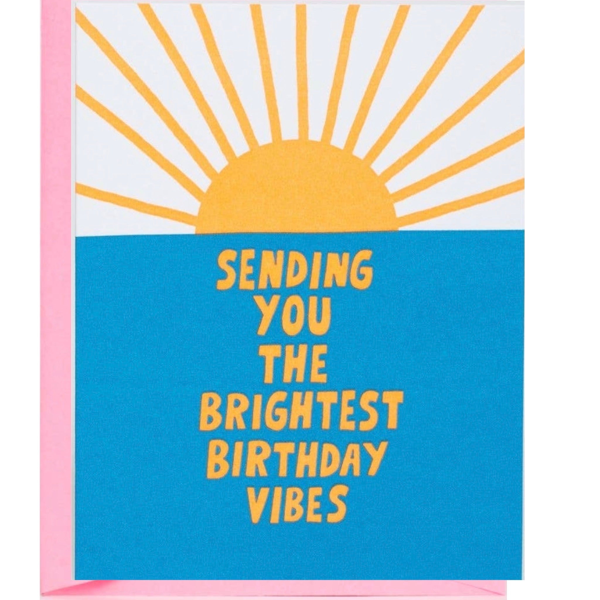Birthday vibes card