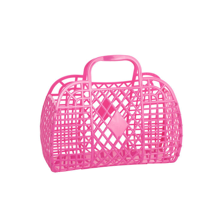 Berry pink: small retro basket {Sun Jellies}