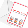 Hot stuff greeting card