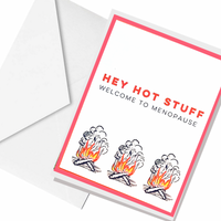 Hot stuff greeting card