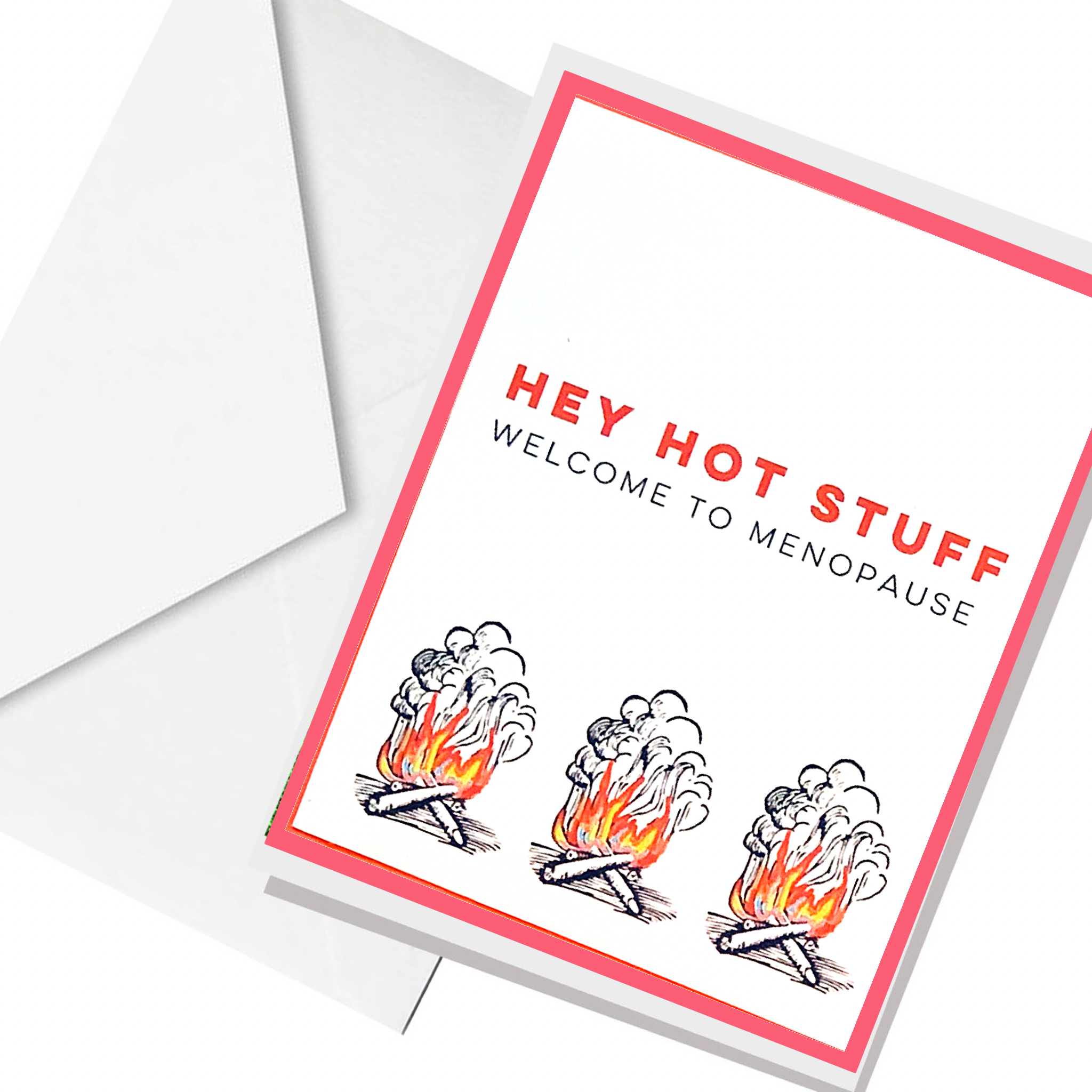 Hot stuff greeting card