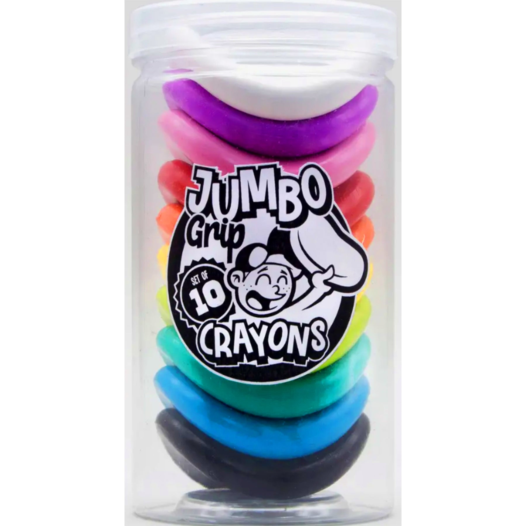 Jumbo Grip Coloring Crayons - 5060576594476