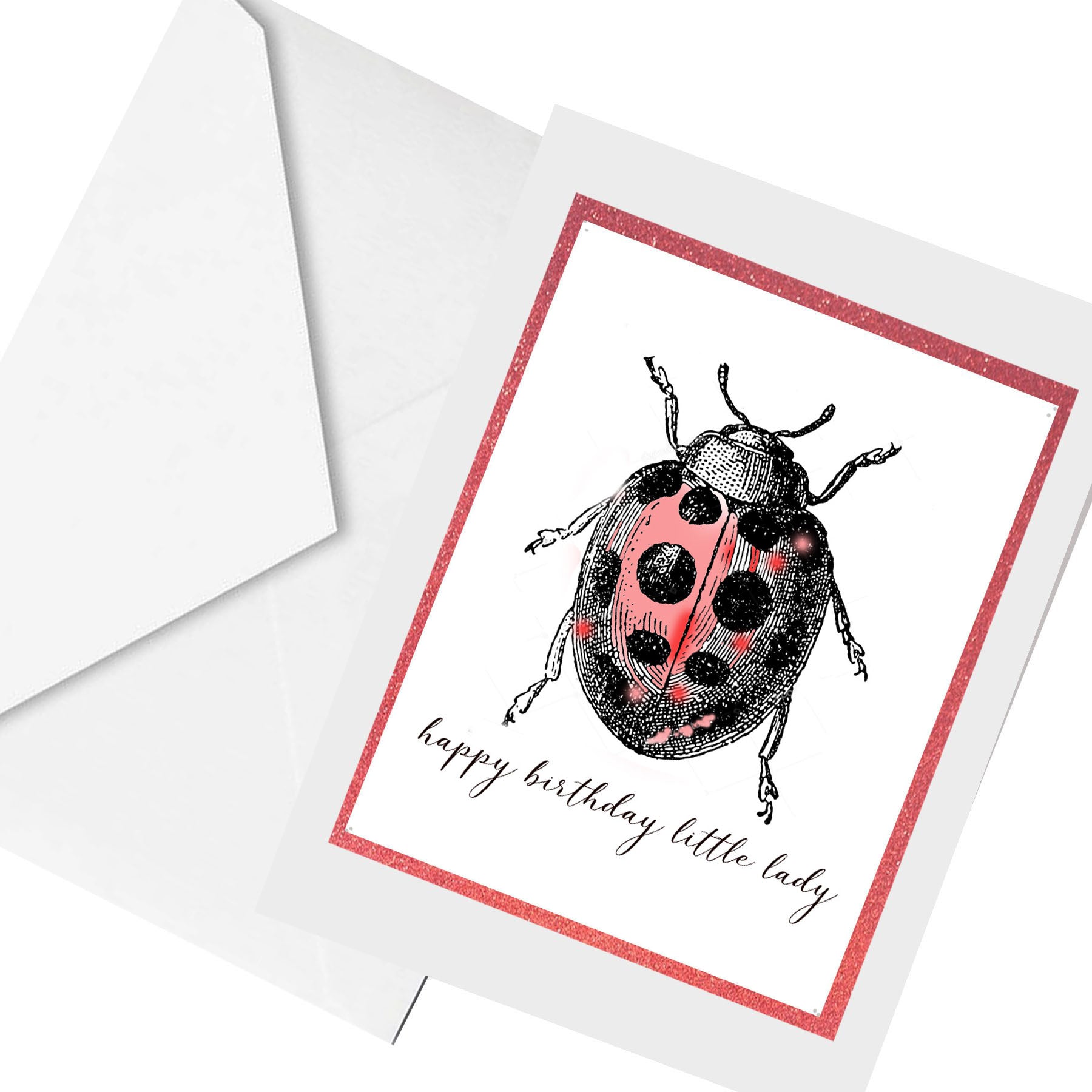 little lady ... greeting card