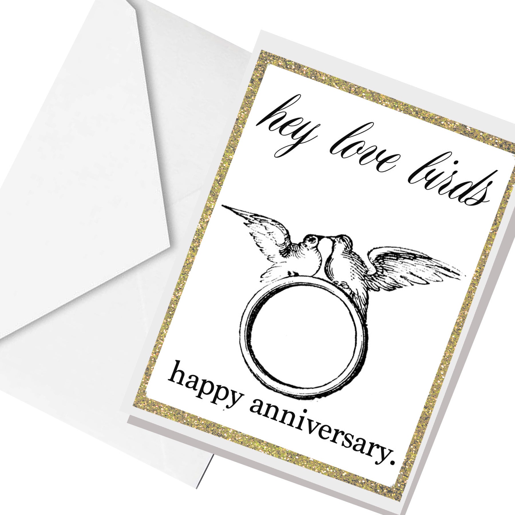 love birds ... greeting card