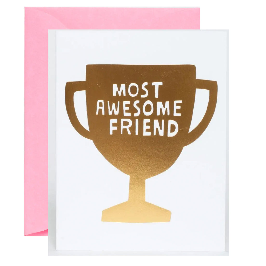 awesome friend greeting card
