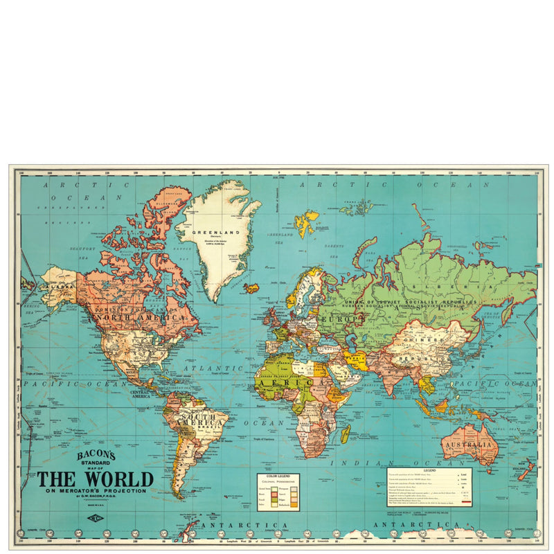 World Map 4 Poster