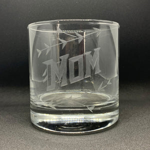 MOM rocks glass