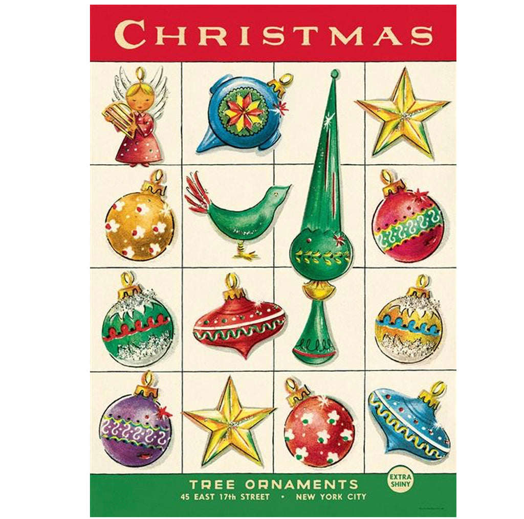 ornaments  Christmas  poster