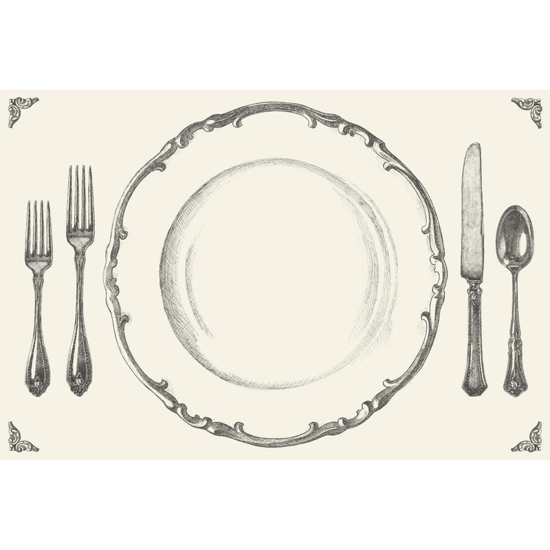 perfect setting paper placemats