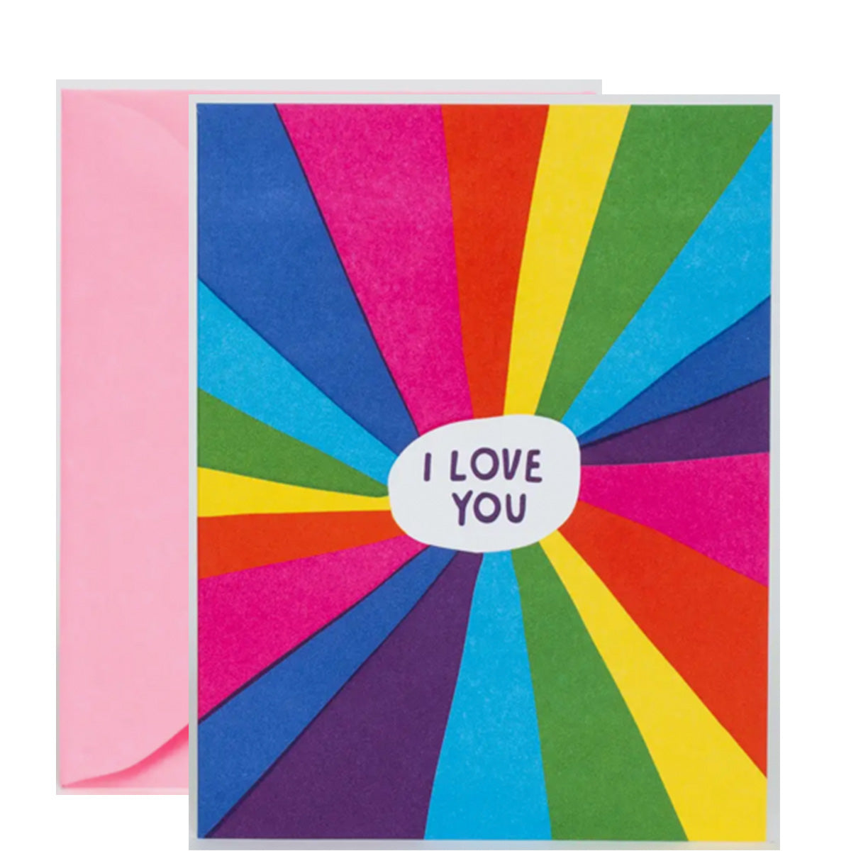 Rainbow  Love You greeting card