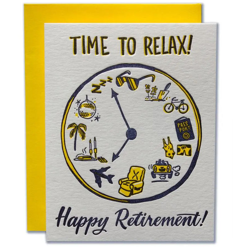 retirement : greeting card