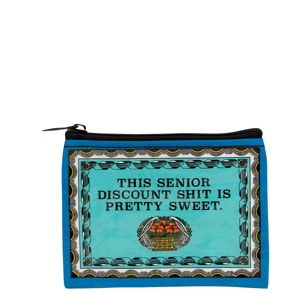 senior discount money coin purse