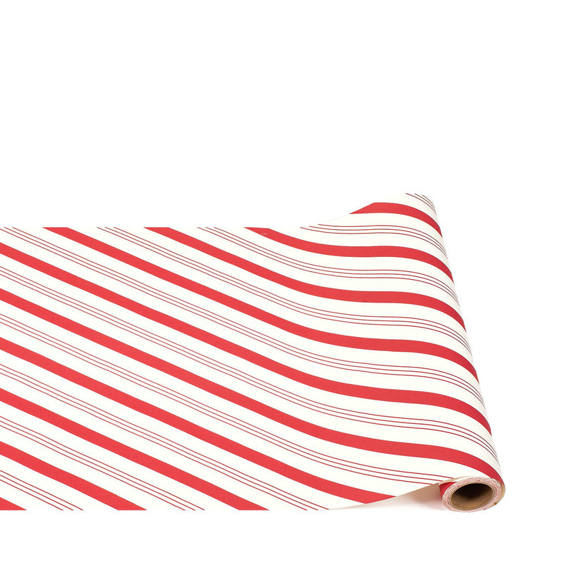 red candy stripe : paper table runner