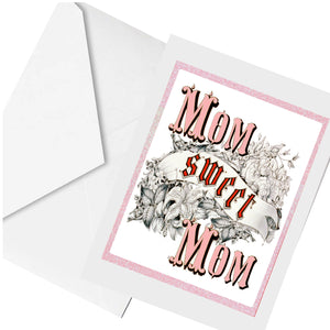 mom sweet mom... greeting card