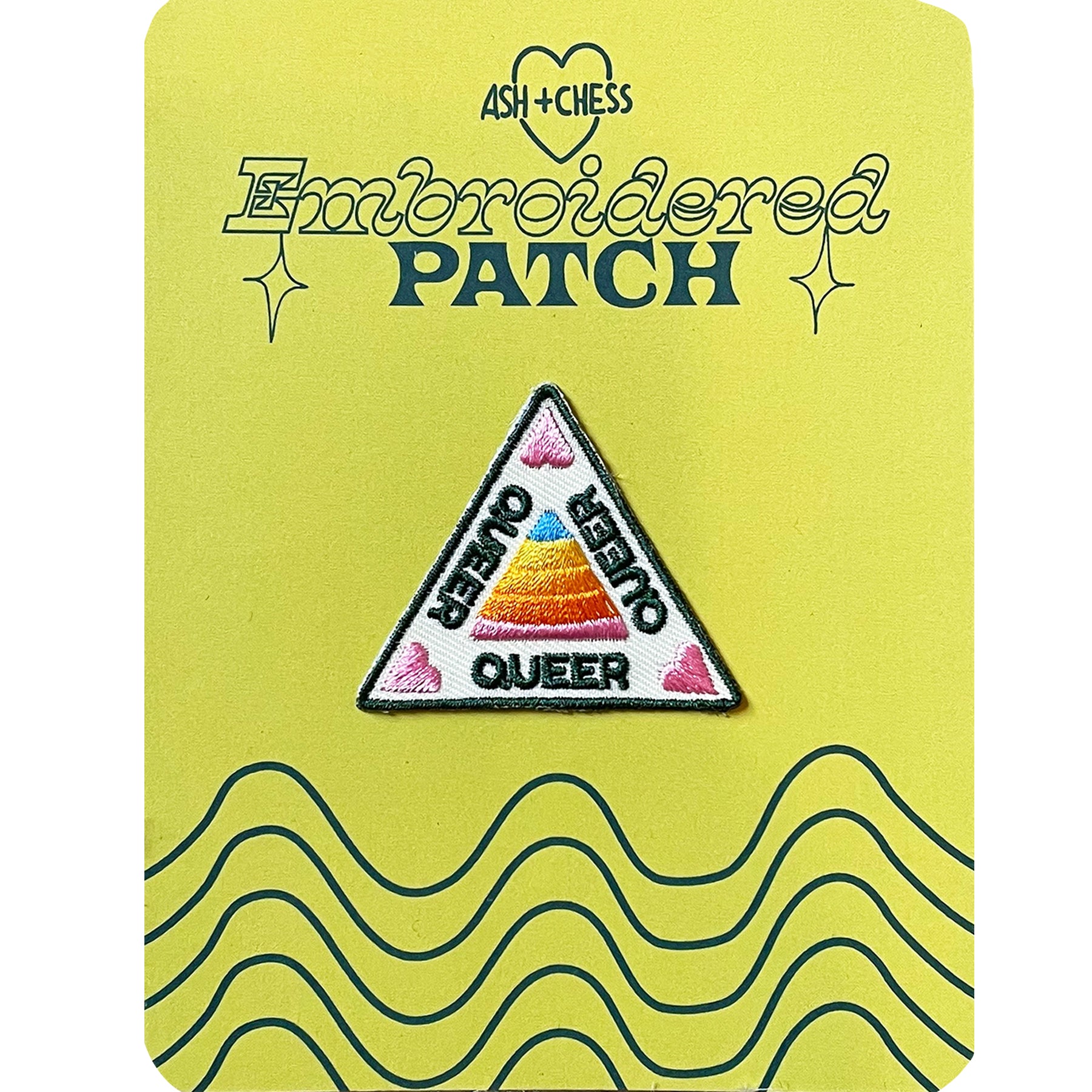 queer triangle patch