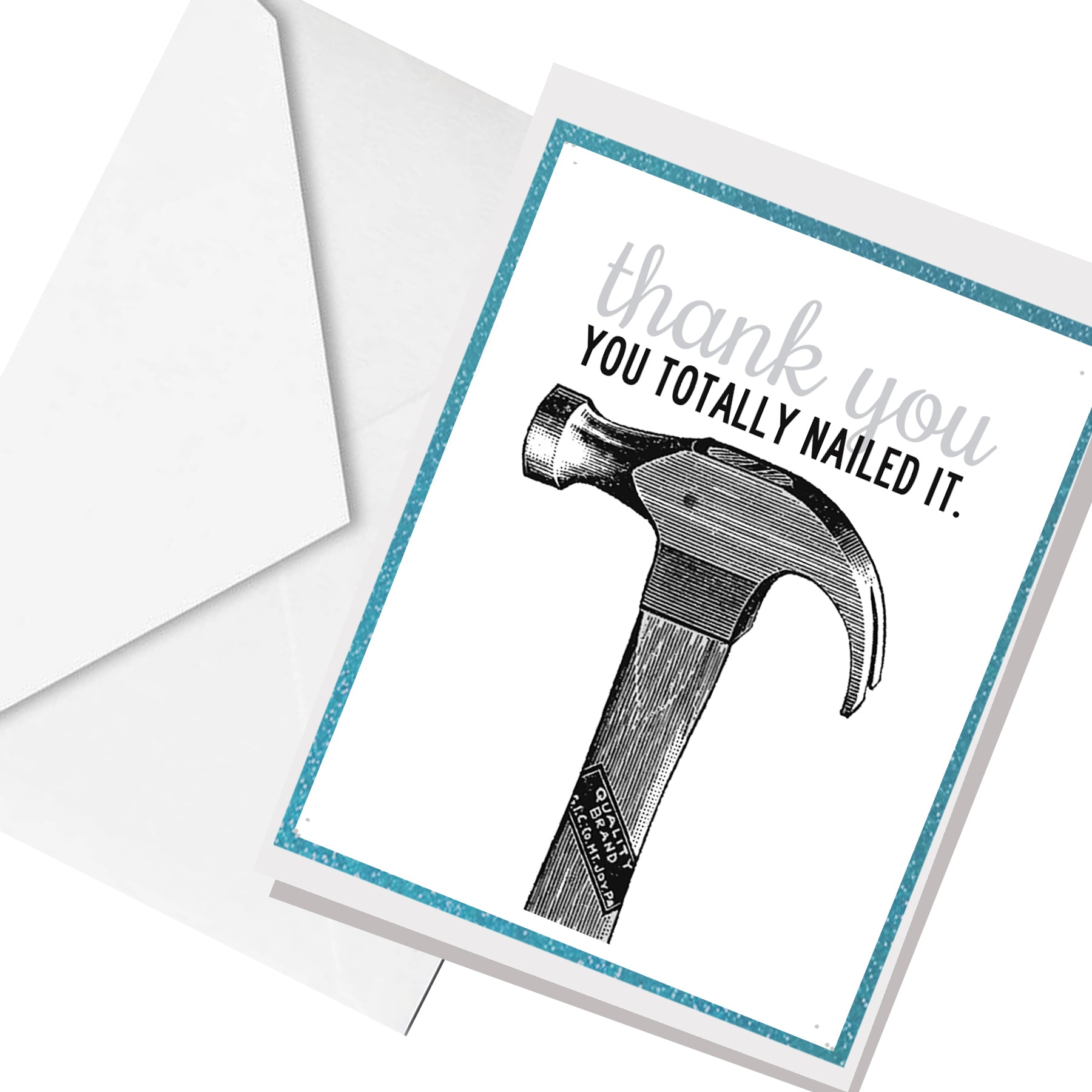 thank you nailed it... greeting card
