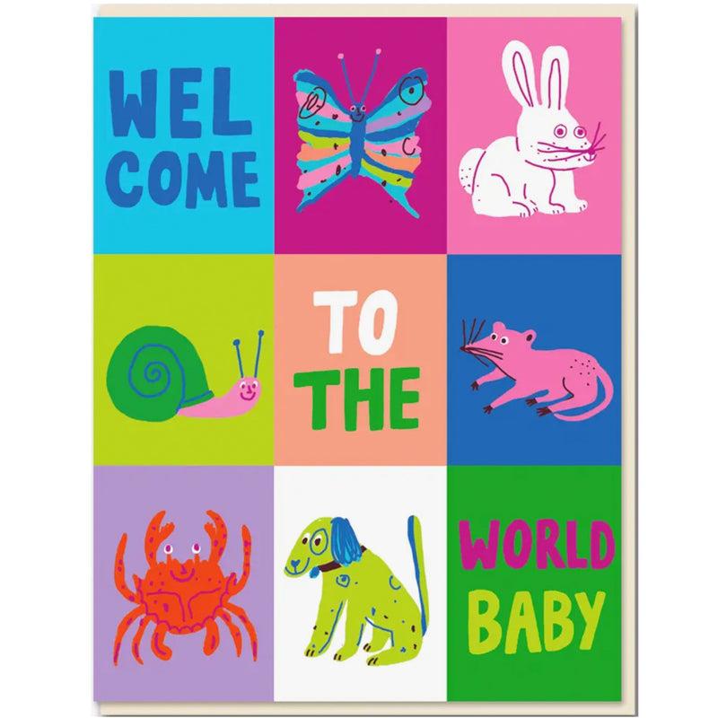 welcome baby card