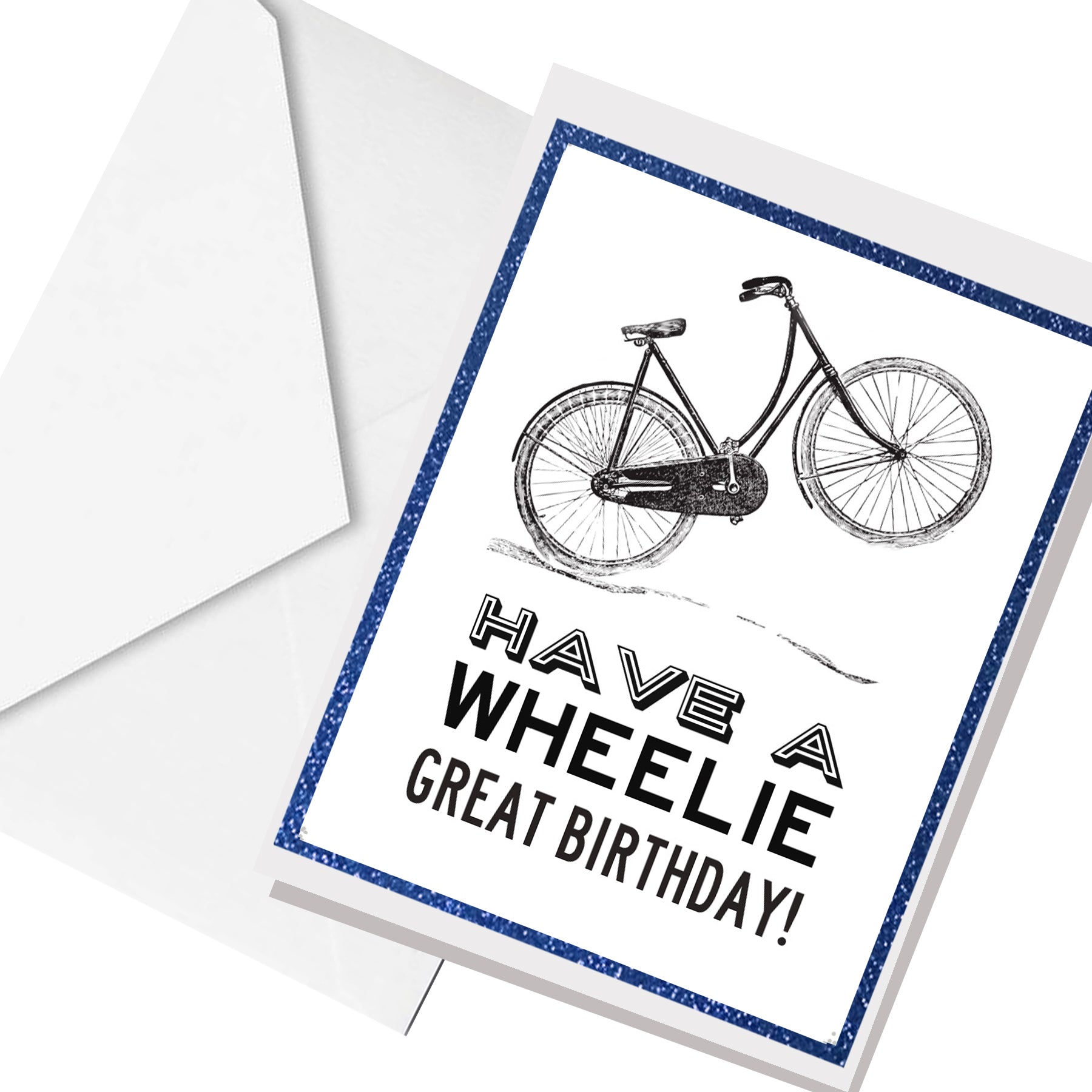 wheelie great... greeting card