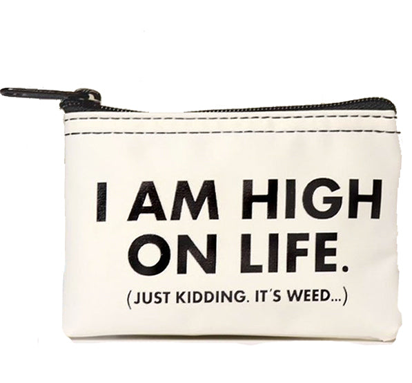 high on LIFE zip pouch